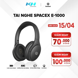 Tai nghe không dây Bluetooth Gochek SpaceX E-1000, Tai nghe chống ồn chủ động công nghệ âm thanh eS Audio