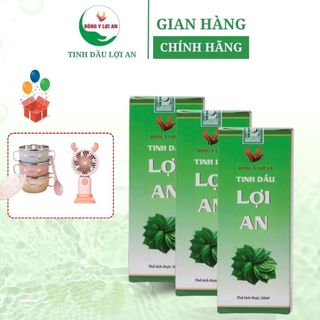 Tinh Dầu Lợi An Hỗ Trợ Hết Ho, Sổ Mũi Khò Khè Hàng Chuẩn COMBO 3 HỘP