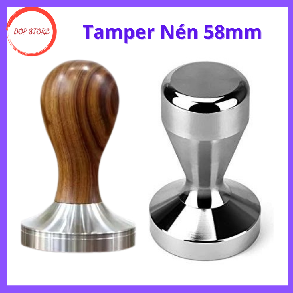 Tamper 58mm, cục nén cafe 58mm