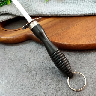 Cây Mài Dao, Liếc Dao Lưỡi Tròn Thép Carbon 26cm - Sắc Bén Trong 3 Giây