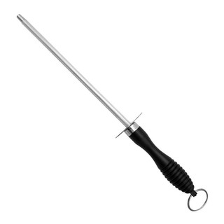 Cây Mài Dao, Liếc Dao Lưỡi Tròn Thép Carbon 26cm - Sắc Bén Trong 3 Giây