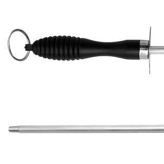 Cây Mài Dao, Liếc Dao Lưỡi Tròn Thép Carbon 26cm - Sắc Bén Trong 3 Giây