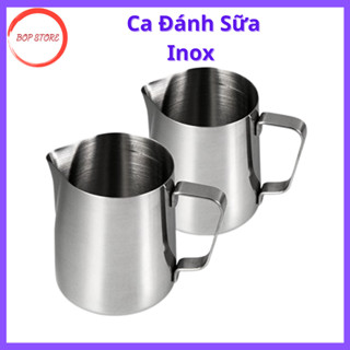  Ca Đánh Sữa Inox Ca Rót Capuchino Ca Sữa Có Vạch Chia 