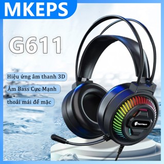 MKEPS Tai Nghe Có DâY, Phong CáCh Game, Có Microphone, HiệU ứNg âM Thanh độNg, BảO HàNh 6 TháNg