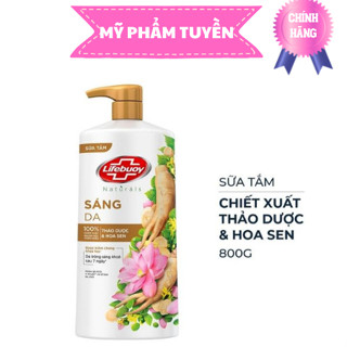 Sữa tắm Lifebuoy sáng da thảo dược & hoa sen 800g