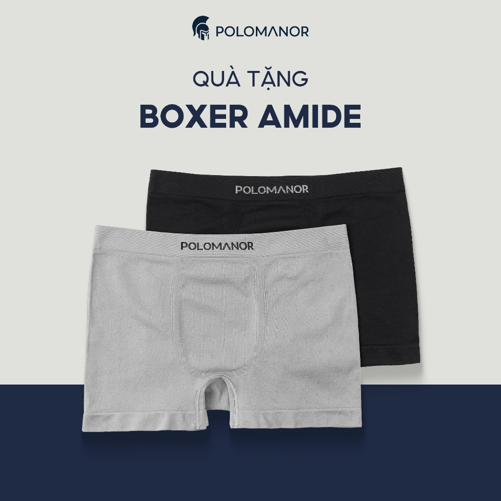 [QUÀ TẶNG KO BÁN] Quần lót nam BOXER POLOMANOR cao cấp thoáng mát kháng khuẩn