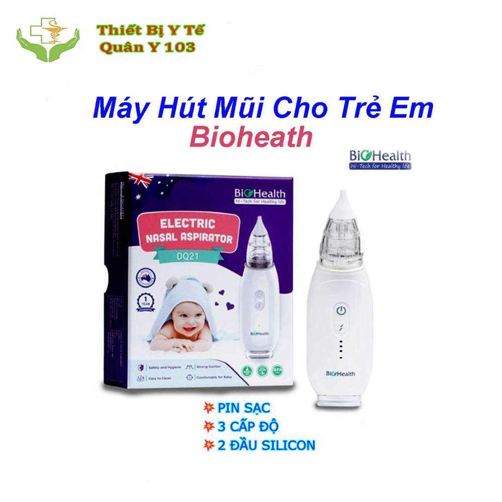Máy Hút Mũi Cho Trẻ Em Bioheath DQ21 Bảo Hành 1 Năm