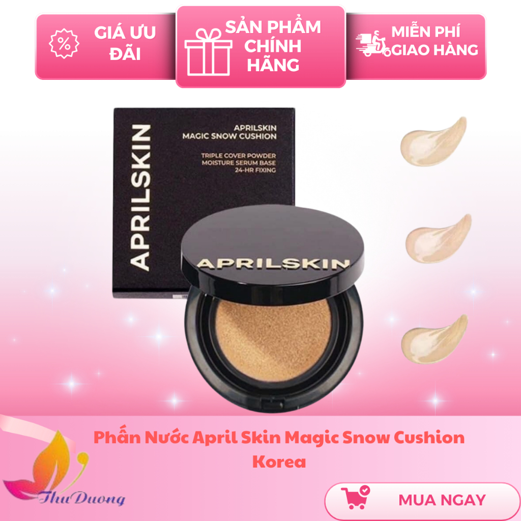 Phấn Nước April Skin Magic Snow Cushion Korea