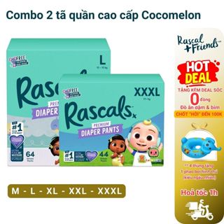 Combo 2 thùng tã quần cho Rascal and Friends Cocomelon, bỉm cho bé cao cấp NewZeland siêu thấm hút