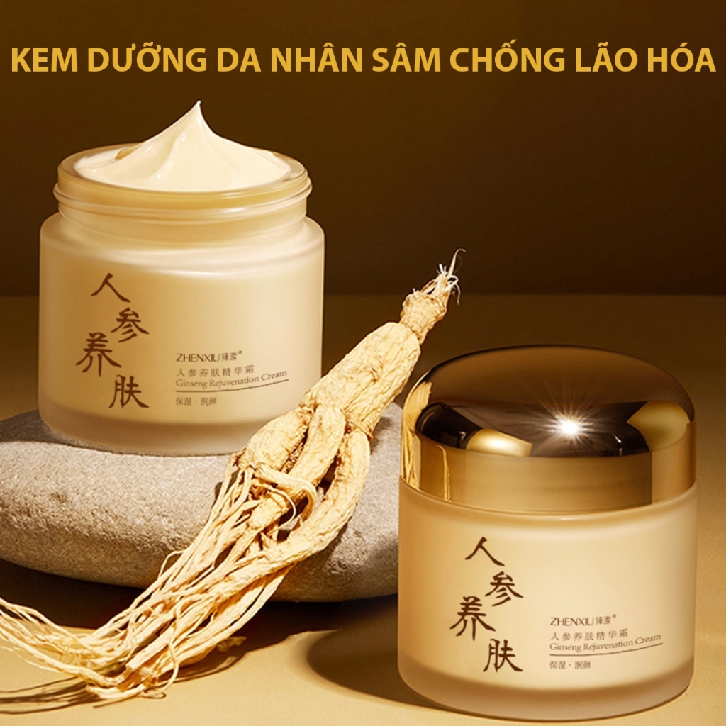 Kem dưỡng da chống lão hóa nhân sâm làm mờ vết thâm, tàn nhang, dưỡng ẩm sâu 60g