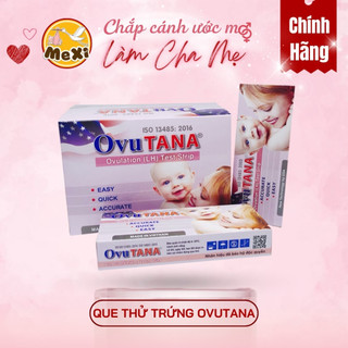Que thử rụng trứng OVUTANA - siêu nhanh, siêu chính xác, tính thời điểm rụng trứng.
