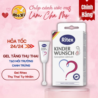 Mẹ Xi Gel bôi trơn Ritex - tăng thụ thai, Gel bôi trơn, hỗ trợ tăng thụ thai, mang thai tự nhiên