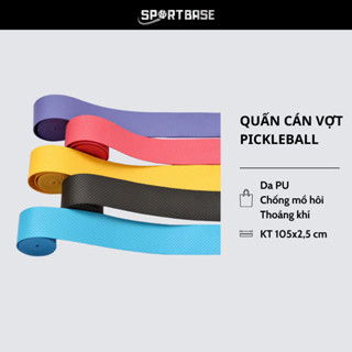 Combo 5 quấn cán vợt Pickleball trơn nhiều màu thấm mồ hôi, thoáng khí chống trượt