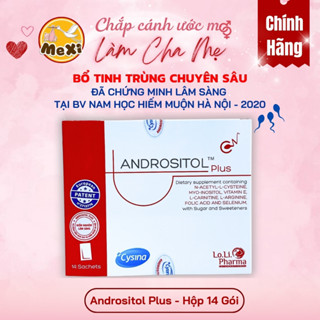 Andrositol Plus- Vitamin tổng hợp, bổ tinh trùng, tăng cường sinh lý nam,chất lượng tinh trùng