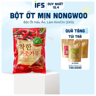 Bột Ớt Mịn NONGWOO (1Kg) - Bột Ớt Nấu Ăn, Làm KimChi