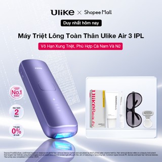(KOL) Máy tẩy lông làm mát không đau Ulike Sapphire Air 3 phiên bản Màu Tím