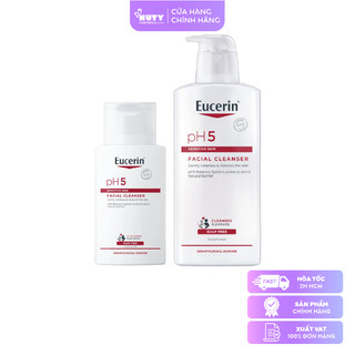  Sữa Rửa Mặt Dịu Nhẹ Eucerin pH5 Facial Cleanser  100ml 400ml  