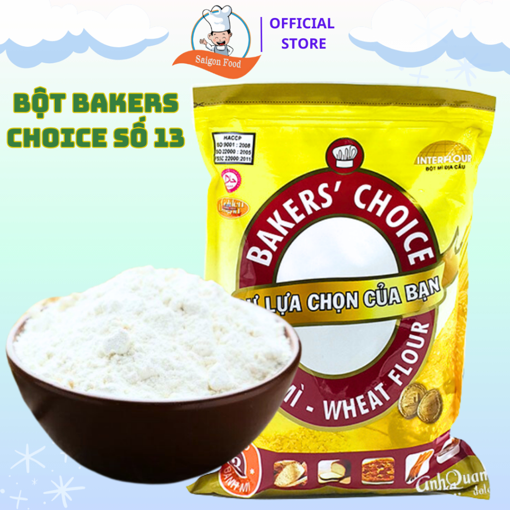 [ 1KG ] Bột Mì Đa Dụng BAKERS CHOICE SỐ 13