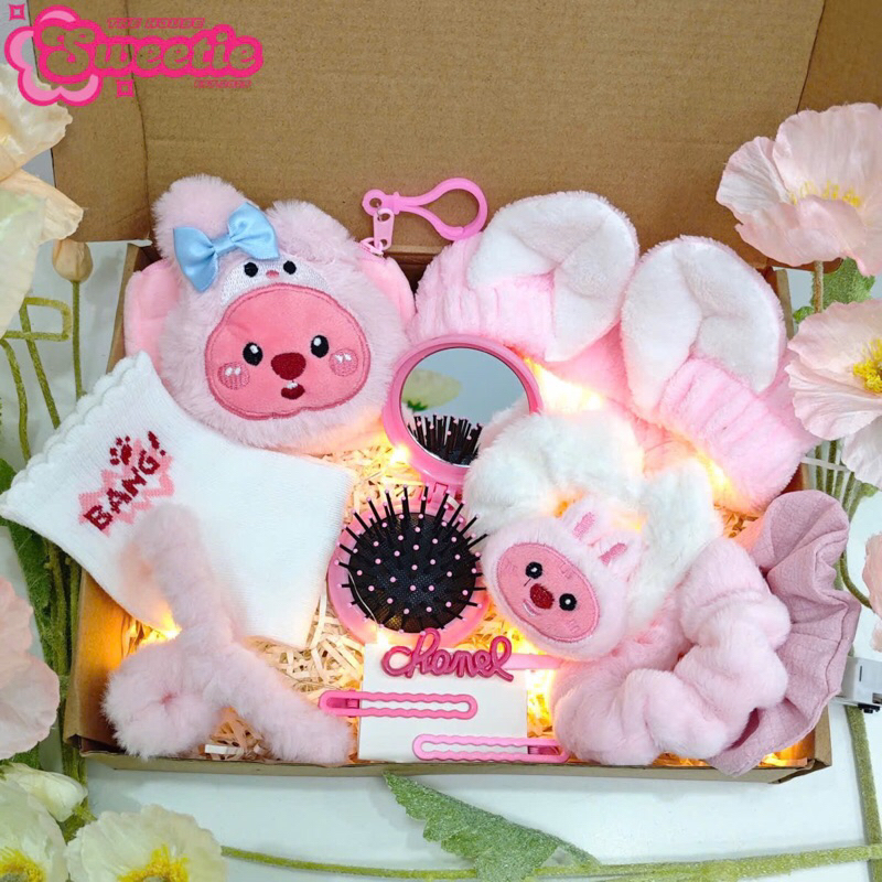 [HOẢ TỐC HCM] Set quà Loopy dễ thương, Set quà tặng kẹp tóc tặng bạn nữ dễ thương, Set quà tặng lễ