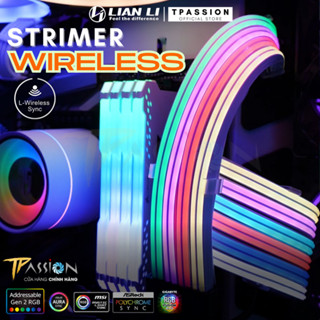 Dây nguồn nối dài LIAN LI STRIMER WIRELESS RGB 24Pin, 12+4Pin 12VHPWR, 2x8Pin VGA / CPU- LED ARGB Neon plus v2, sync Hub