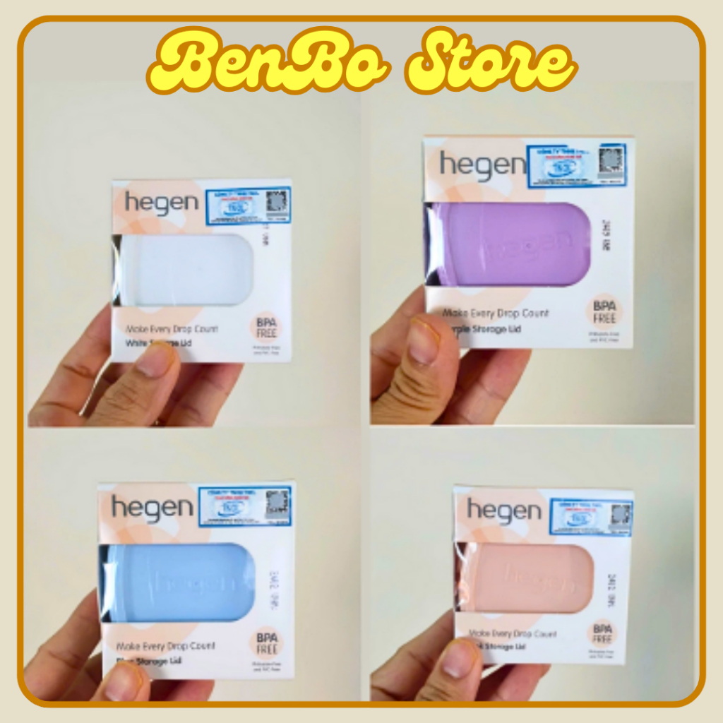 Nắp trữ sữa hegen, nắp đậy bình sữa hegen chính hãng