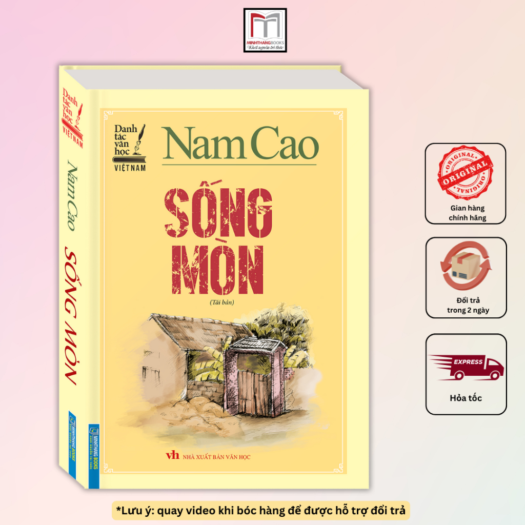 Sách - Nam Cao - Sống mòn (bìa cứng) tái bản