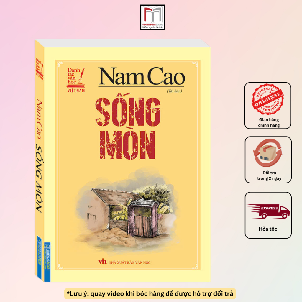 Sách - Nam Cao - Sống mòn (bìa mềm)