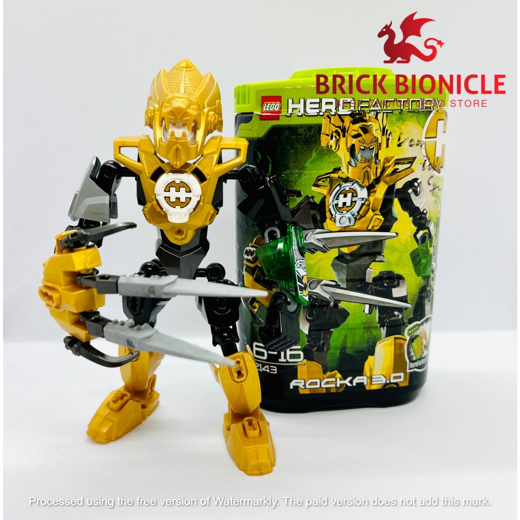 LEGO CLASSIC BIONICLE - ĐỒ CHƠI LẮP GHÉP HERO FACTORY - 2143 Rocka 3.0