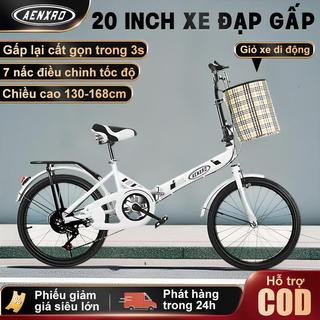  Xe đạp gấp Gấp gọn trong 3 giây dễ dàng cất vào cốp ô tô tiện lợi di chuyển 