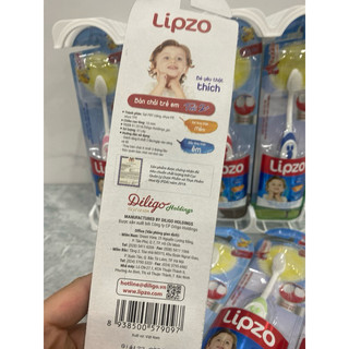 Bàn chải trẻ em Lipzo kid cán hút chân không