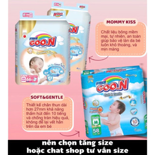 Bỉm quần/dán Goon Soft and gentil.Goon mommykis .các size,NB66,S62,M56... M58,L52,XL50,XXL48....