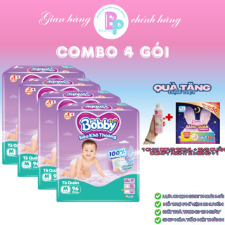 Bỉm - tã Bobby Ultra cho bé  MUA 4 TẶNG 1 BỘ QUÀ TẶNG CHO MẸ Size M - L - XL - XXL BebePlus