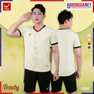 Quấn Áo Bóng Đá Wika Trady  , Đồ Đá Banh Không Logo Chất Vải Co Giãn, Ít Nhắn