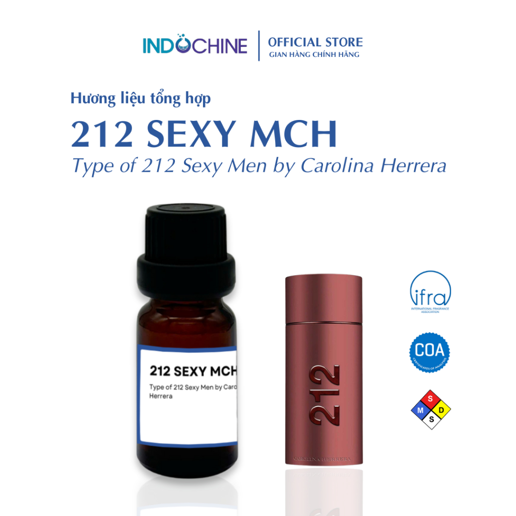Hương liệu nước hoa 212 SEXY MCH - Type of 212 Sexy Men by Carolina Herrera 10ml, 50ml