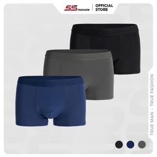 Combo 3 Quần Lót Sịp Đùi Nam Modal, Coolmax Co Giãn Thoải Mái 5S FASHION Thoáng Khí, Thấm Hút (BOX24003-22002)