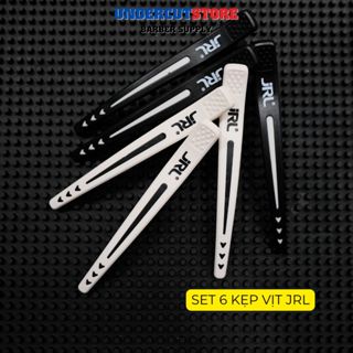 Bộ 6 Kẹp Vịt JRL - Kẹp Vịt Wahl - Kẹp Tóc Cao Cấp