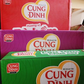  Thùng mì tôm Cung đình vị sườn bò tôm gà hầm 30 gói 