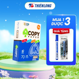 (Hỏa tốc 2H) Giấy A4, giấy in photo 500 tờ Thiên Long IK Copy 70 gsm - Ream giấy a4 500 tờ không lem