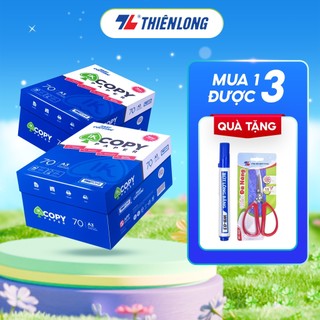  Combo 10 ream Giấy in A4 70 gsm giấy A4 photo IK Copy Paper Thiên Long 500 tờ ream đều màu độ dày cao 