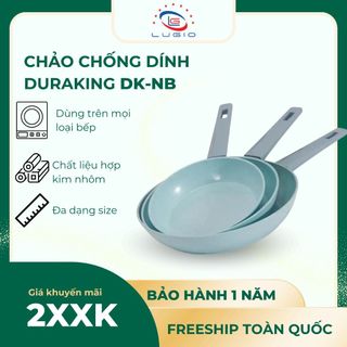  Chảo hợp kim  chống dính Gốm  thương hiệu DURAKING model DK- 20NB DK- 24NB DK- 28NB DK- 30NB 
