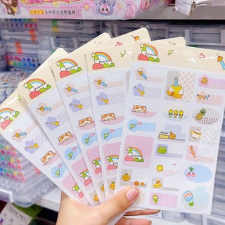 Combo 10 nhãn tên , name sticker trang trí, nhãn dán ghi date mỹ phẩm mẫu cute