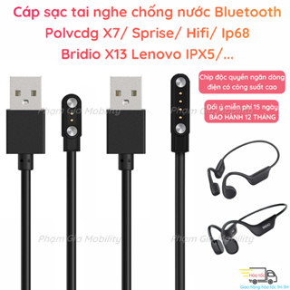   BH 12T  Cáp sạc cho tai nghe bluetooth truyền dẫn xương 2 - 4 chân SoundPEATS SPRISE Polvcdg Bridio X13 Xiaoyou Nanka 
