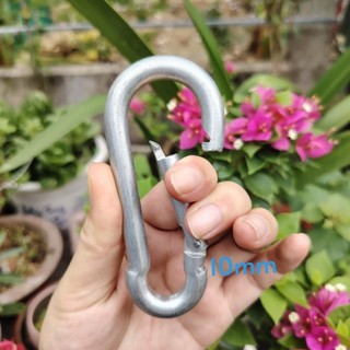 Móc an toàn chữ D 6mm&8mm (thép xi mạ Liên Sơn)