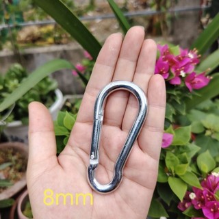 Móc an toàn chữ D 6mm&8mm (thép xi mạ Liên Sơn)