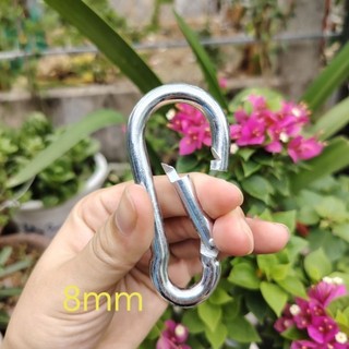 Móc an toàn chữ D 6mm&8mm (thép xi mạ Liên Sơn)