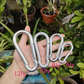Móc an toàn chữ D 6mm&8mm (thép xi mạ Liên Sơn)