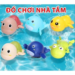 Đồ chơi động vật lên cót rùa cua cá vịt thả bồn tắm ngộ nghĩnh cho bé yêu