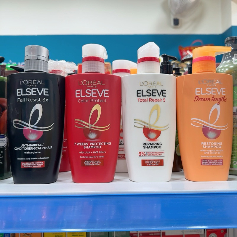 Dầu gội xả Loreal Paris Elseve Shampoo nội địa Thái Lan 410ml