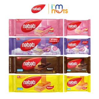 Combo 5 Gói Bánh Xốp Nhân Kem Nabati Đủ Vị Gói 50g Và 110g