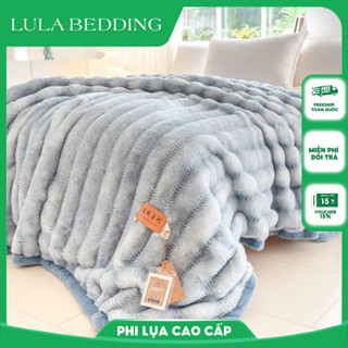 Chăn lông hồ ly cao cấp 5.5kg, mền đông, chăn cao cấp, chăn dày , chăn mùa đông thiết kế mới mềm mịn